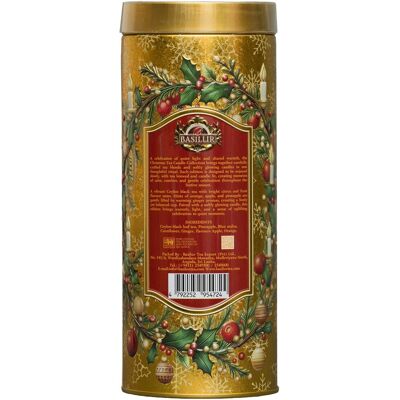 Basilur Festival Candle Gold Edition, fémdobozos, 75 g + teamécses, 11 g Basilur Festival Candle Gold Edition, fémdobozos, 75 g + teamécses, 11 g