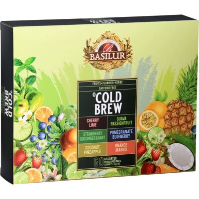 Basilur Cold Brew Keverék Gyümölcstea - 6 Ízek, 60 Zacsó Basilur Cold Brew Keverék Gyümölcstea - 6 Ízek, 60 Zacsó
