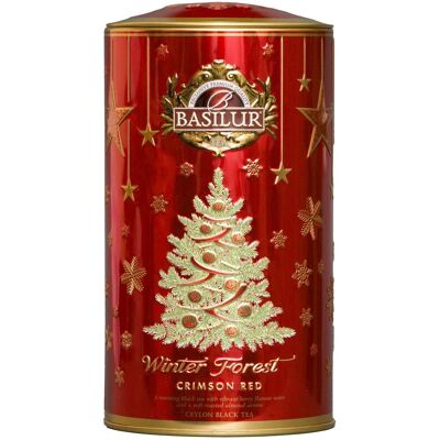 BASILUR Winter Forest Crimson Red, fémdobozos, 75 g BASILUR Winter Forest Crimson Red, fémdobozos, 75 g
