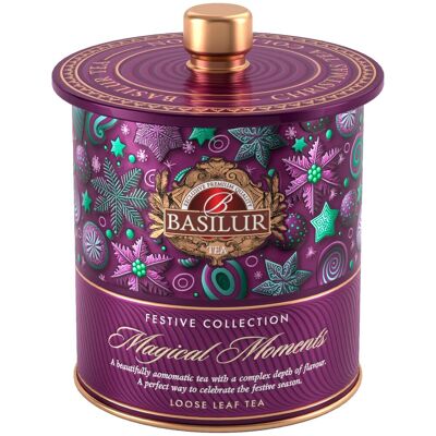 BASILUR Festive Tea Magical Moments 75 g, fémdobozban BASILUR Festive Tea Magical Moments 75 g, fémdobozban