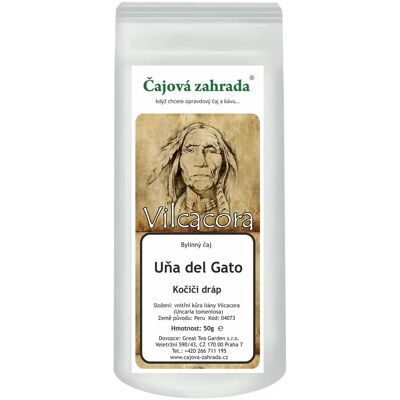 Čajová zahrada Cajová zahrada - Vilcacora Uňa del Gato Macskakarom tea, 500 g Čajová zahrada Cajová zahrada - Vilcacora Uňa del Gato Macskakarom tea, 500 g