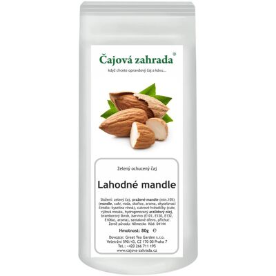 Čajová zahrada - Finom mandula - zöld ízesített tea, 500 g Čajová zahrada - Finom mandula - zöld ízesített tea, 500 g