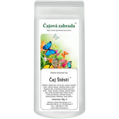 Čajová zahrada - A boldogság teája ® - zöld ízesített tea, 500 g Čajová zahrada - A boldogság teája ® - zöld ízesített tea, 500 g