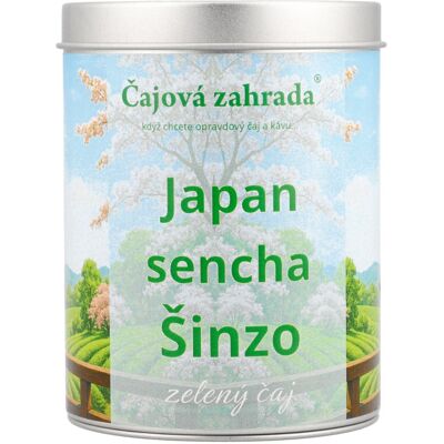 Čajová zahrada - Japán sencha Shinzo dobozban - zöld tea 90 g Čajová zahrada - Japán sencha Shinzo dobozban - zöld tea 90 g