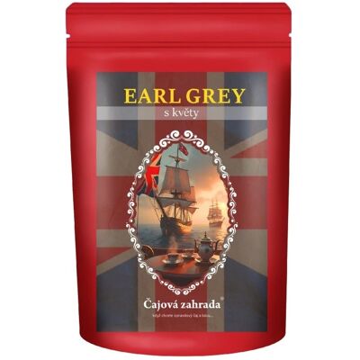 Čajová zahrada Cajová zahrada Earl Grey virágokkal - Ízesített fekete tea, 500 g Čajová zahrada Cajová zahrada Earl Grey virágokkal - Ízesített fekete tea, 500 g