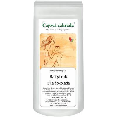 Čajová zahrada Cajová zahrada Homoktövis & Fehér csokoládé - Ízesített fekete tea, 500 g Čajová zahrada Cajová zahrada Homoktövis & Fehér csokoládé - Ízesített fekete tea, 500 g