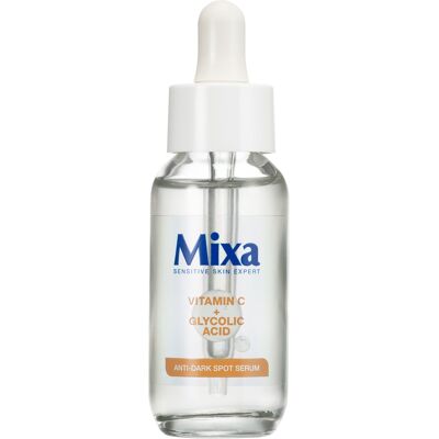 Mixa - C-vitamin + Glicolsav Szérum Sötét Foltok Ellen - Érzékeny Bőr - 30ml Mixa - C-vitamin + Glicolsav Szérum Sötét Foltok Ellen - Érzékeny Bőr - 30ml