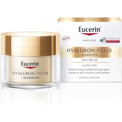 Eucerin Hyaluron-Filler+Elasticity SPF15 50ml - Arcápoló Eucerin Hyaluron-Filler+Elasticity SPF15 50ml - Arcápoló