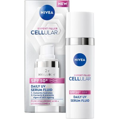 NIVEA Filler Nappali Szerum SPF 50+ – Szérum arcra, nyakra és dekoltázsra NIVEA Filler Nappali Szerum SPF 50+ – Szérum arcra, nyakra és dekoltázsra