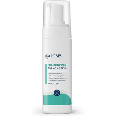 LOBEY Akne arclemosó hab pattanásos bőrre, 150 ml LOBEY Akne arclemosó hab pattanásos bőrre, 150 ml