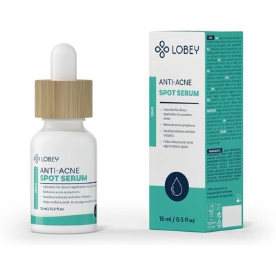 LOBEY Aktuális akne szérum azonnali hatással, 15 ml LOBEY Aktuális akne szérum azonnali hatással, 15 ml