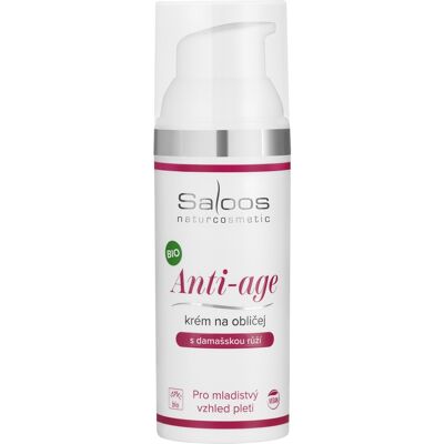 SALOOS Természetes öregedésgátló krém rózsával, 50 ml SALOOS Természetes öregedésgátló krém rózsával, 50 ml