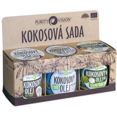 Purity Vision Kókusz Szett - Ajándék Szett Kókuszolajjal Purity Vision Kókusz Szett - Ajándék Szett Kókuszolajjal