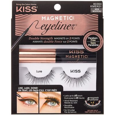 Kiss Magnetikus Szemceruza és Szempillák Lure - Szempillaspirál Készlet Kiss Magnetikus Szemceruza és Szempillák Lure - Szempillaspirál Készlet