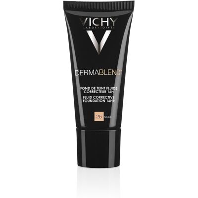 VICHY Dermablend Fluid Corrective Foundation 25 Nude 30ml VICHY Dermablend Fluid Corrective Foundation 25 Nude 30ml