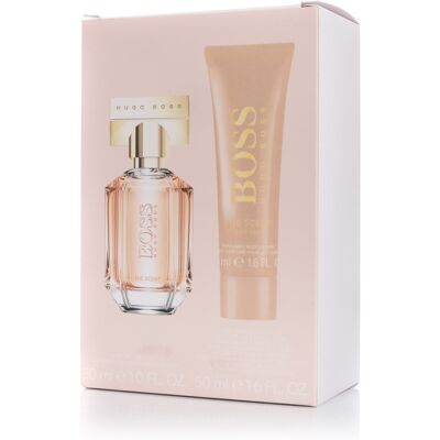 Hugo Boss The Scent For Her - Virágos és romantikus ajándékcsomag Hugo Boss The Scent For Her - Virágos és romantikus ajándékcsomag