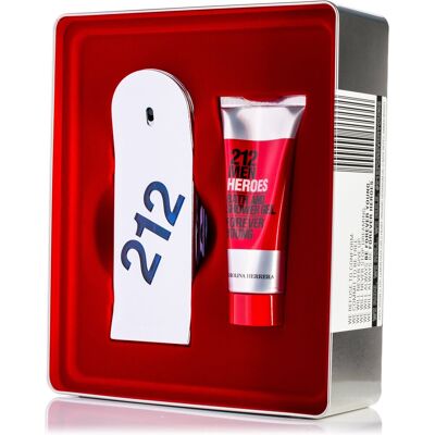 Carolina Herrera 212 Men Heroes Ajándékcsomag - Eau de Toilette & Zuhanygél Carolina Herrera 212 Men Heroes Ajándékcsomag - Eau de Toilette & Zuhanygél