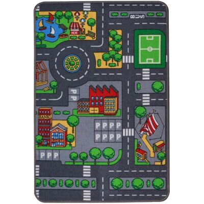 Jt2D P4FT02910MEU 100 x 67 cm - Gyerek autó szőnyeg fekete Jt2D P4FT02910MEU 100 x 67 cm - Gyerek autó szőnyeg fekete