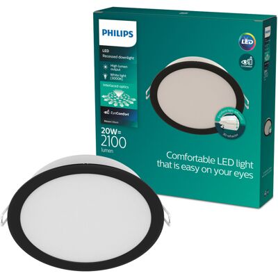 Philips MESON 175 20W 30K BK recessed Philips MESON 175 20W 30K BK recessed