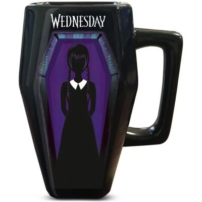 Sírköves forma kávésbögre - Wednesday - Kerámia - 500ml - Fan ajándék Sírköves forma kávésbögre - Wednesday - Kerámia - 500ml - Fan ajándék