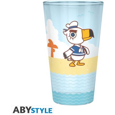 Abysse Animal Crossing - Beach Characters - üvegpohár Abysse Animal Crossing - Beach Characters - üvegpohár