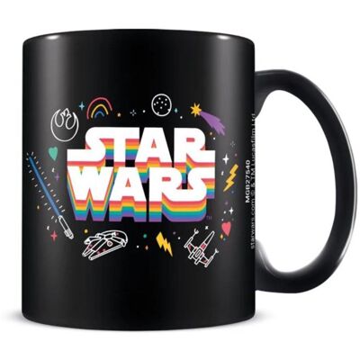 Pyramid Star Wars Pride Rainbow Logo - bögre Pyramid Star Wars Pride Rainbow Logo - bögre