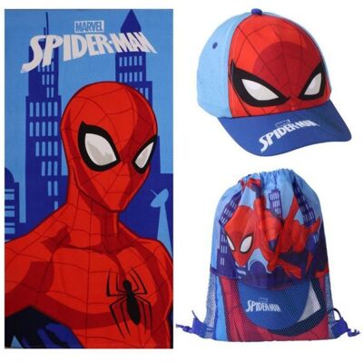 CERDÁ Marvel Spiderman: Mask - fürdőlepedő, baseball sapka és tornazsák szett CERDÁ Marvel Spiderman: Mask - fürdőlepedő, baseball sapka és tornazsák szett