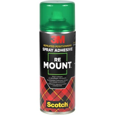 3M RE-MOUNT spray ragasztó, 400 ml, eltávolítható 3M RE-MOUNT spray ragasztó, 400 ml, eltávolítható