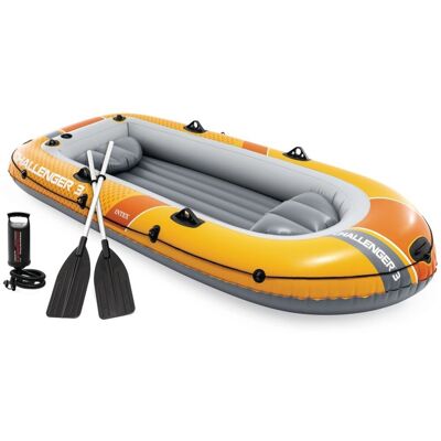 INTEX Challenger 3 Boat Set INTEX Challenger 3 Boat Set