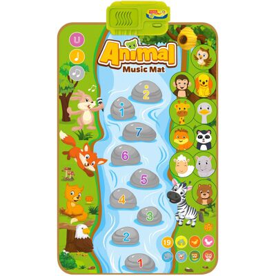 KIK KX2932 Animal Music Mat Zenélő játszószőnyeg, 80×50 cm KIK KX2932 Animal Music Mat Zenélő játszószőnyeg, 80×50 cm