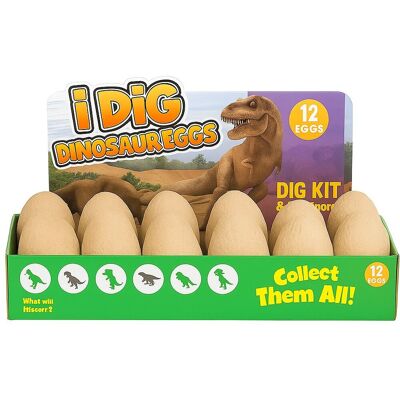 KIK KX2964 Gyermek régész készlet - Dinoszaurusz tojás ásatás, 12 db KIK KX2964 Gyermek régész készlet - Dinoszaurusz tojás ásatás, 12 db