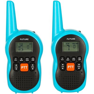 KIK KX3634 Gyerek walkie talkie, hatótáv 3 km, 2 db, kék KIK KX3634 Gyerek walkie talkie, hatótáv 3 km, 2 db, kék