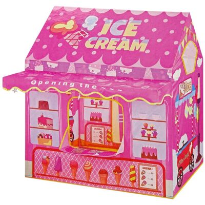 Lean Toys Rózsaszín fagylaltbolt sátor - Szerepjáték gyerekeknek Lean Toys Rózsaszín fagylaltbolt sátor - Szerepjáték gyerekeknek
