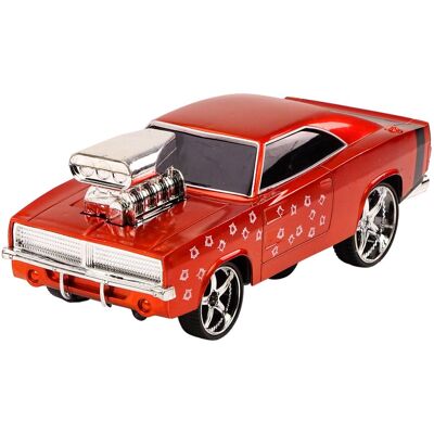 LEAN Toys 18565 RC autó 1:18 Drift 360 fények és hangok, piros LEAN Toys 18565 RC autó 1:18 Drift 360 fények és hangok, piros