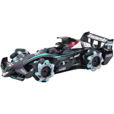 LEAN Toys 22679 RC versenyautó füst effekt, 2.4G, fekete LEAN Toys 22679 RC versenyautó füst effekt, 2.4G, fekete