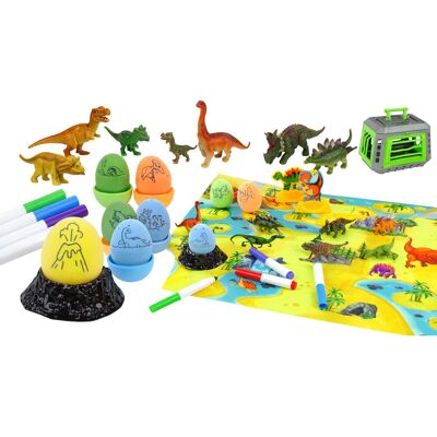 LEAN Toys 13448 kreatív festő készlet - dinoszaurusz tojások LEAN Toys 13448 kreatív festő készlet - dinoszaurusz tojások