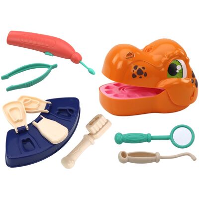 LEAN Toys 17554 Kreatív készlet, dinoszaurusz fogorvos, gyurmával és tartozékokkal LEAN Toys 17554 Kreatív készlet, dinoszaurusz fogorvos, gyurmával és tartozékokkal