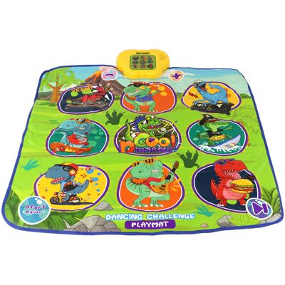 LEAN Toys 16669 Dinoszauruszos táncszőnyeg, 90×86 cm LEAN Toys 16669 Dinoszauruszos táncszőnyeg, 90×86 cm
