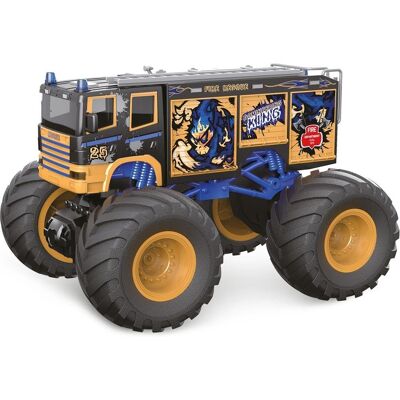 Buddy Toys Big Foot - Tűzoltóautó távirányítós Monster Truck - 1:18, LED, Hang, Fekete Buddy Toys Big Foot - Tűzoltóautó távirányítós Monster Truck - 1:18, LED, Hang, Fekete