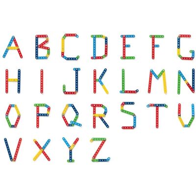 Merkur Mágneses ABC Építő Készlet - 616 darab - Oktatási játék Merkur Mágneses ABC Építő Készlet - 616 darab - Oktatási játék