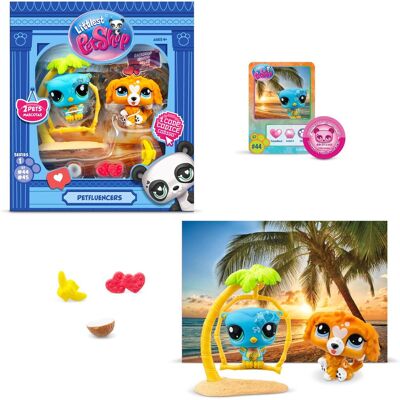 Hasbro Littlest Pet Shop Petfluencer 2-csomag - Játékok Hasbro Littlest Pet Shop Petfluencer 2-csomag - Játékok