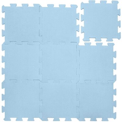 Zopa 30×30 cm, szőnyeg, 9 db, Floral Blue Zopa 30×30 cm, szőnyeg, 9 db, Floral Blue