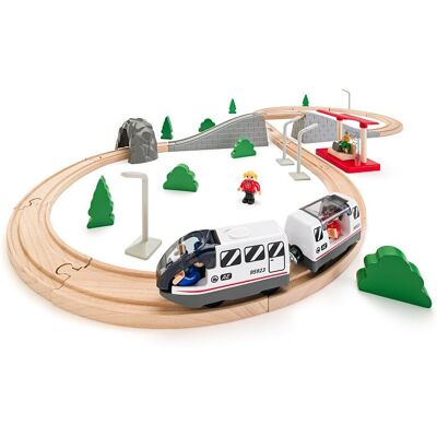 Woody Fa vonatpálya, nyolcas alakú, 45 db-os Woody Fa vonatpálya, nyolcas alakú, 45 db-os
