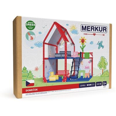Merkur Babaház, 34 × 39 × 25 cm, 345 db-os Merkur Babaház, 34 × 39 × 25 cm, 345 db-os