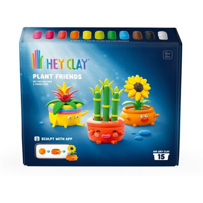 TM Toys Hey Clay gyurma készlet - növények, 2. változat TM Toys Hey Clay gyurma készlet - növények, 2. változat
