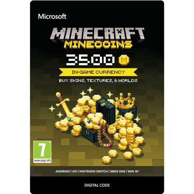 Microsoft Minecraft: Minecoins Pack: 3500 Coins - Xbox Digital Microsoft Minecraft: Minecoins Pack: 3500 Coins - Xbox Digital