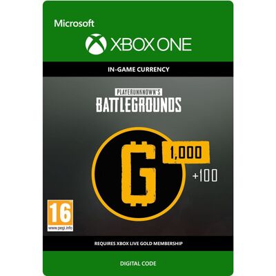 Microsoft PLAYERUNKNOWN'S BATTLEGROUNDS 1,100 G-Coin - Xbox DIGITAL Microsoft PLAYERUNKNOWN'S BATTLEGROUNDS 1,100 G-Coin - Xbox DIGITAL