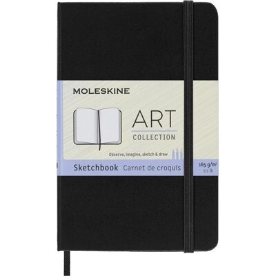Moleskine S, keményfedeles, fekete Moleskine S, keményfedeles, fekete