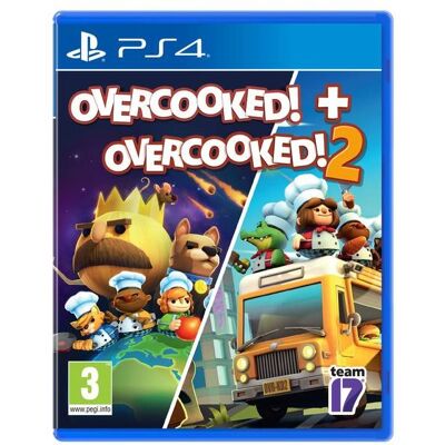 TEAM 17 Overcooked! + Overcooked! 2 - Double Pack - PS4 TEAM 17 Overcooked! + Overcooked! 2 - Double Pack - PS4