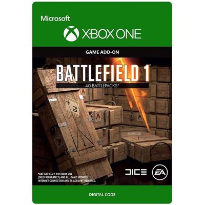 Microsoft Battlefield 1: Battlepack X 40 - Xbox One DIGITAL Microsoft Battlefield 1: Battlepack X 40 - Xbox One DIGITAL